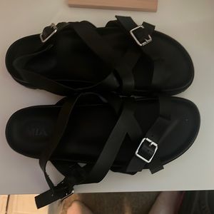 Black sandals
